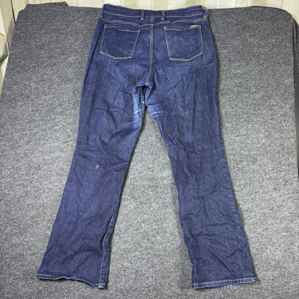 Eddie Bauer Voyager High Rise Bootcut Jeans Womens 14 Blue Denim Casual Wear